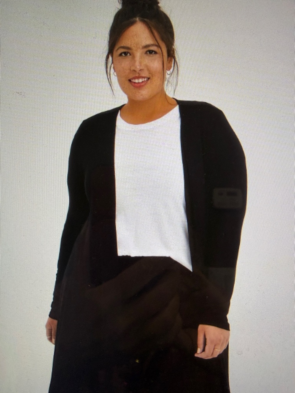 NWOT Torrid Duster Super Soft Collection Spring Open Front 4X Black Long-Sleeve - Picture 3 of 14
